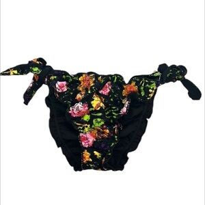 ROSAPOIS lace floral bikini swim bottoms size 2
